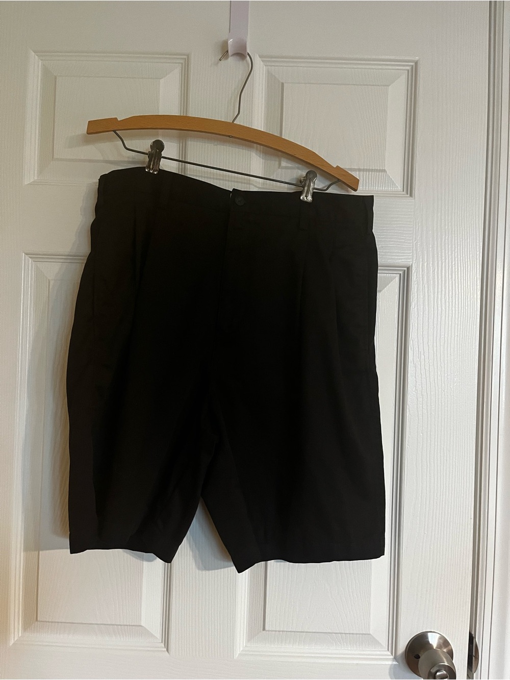 Ralph Lauren Black Flat-Front Men's Shorts